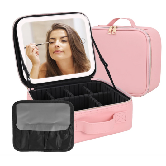 Neceser organizador de maquillaje y cosméticos Impermeable para viaje y el hogar
