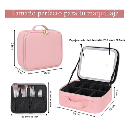 Neceser organizador de maquillaje y cosméticos Impermeable para viaje y el hogar