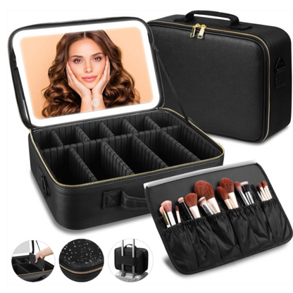 Neceser organizador de maquillaje y cosméticos Impermeable para viaje y el hogar
